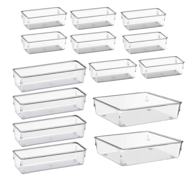 Kit com 25 Organizadores Multiuso Modulares